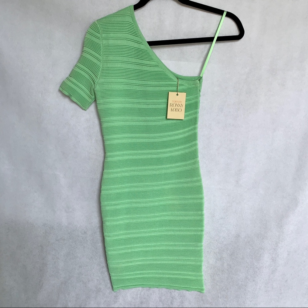 TORN One Shoulder Mini Dress